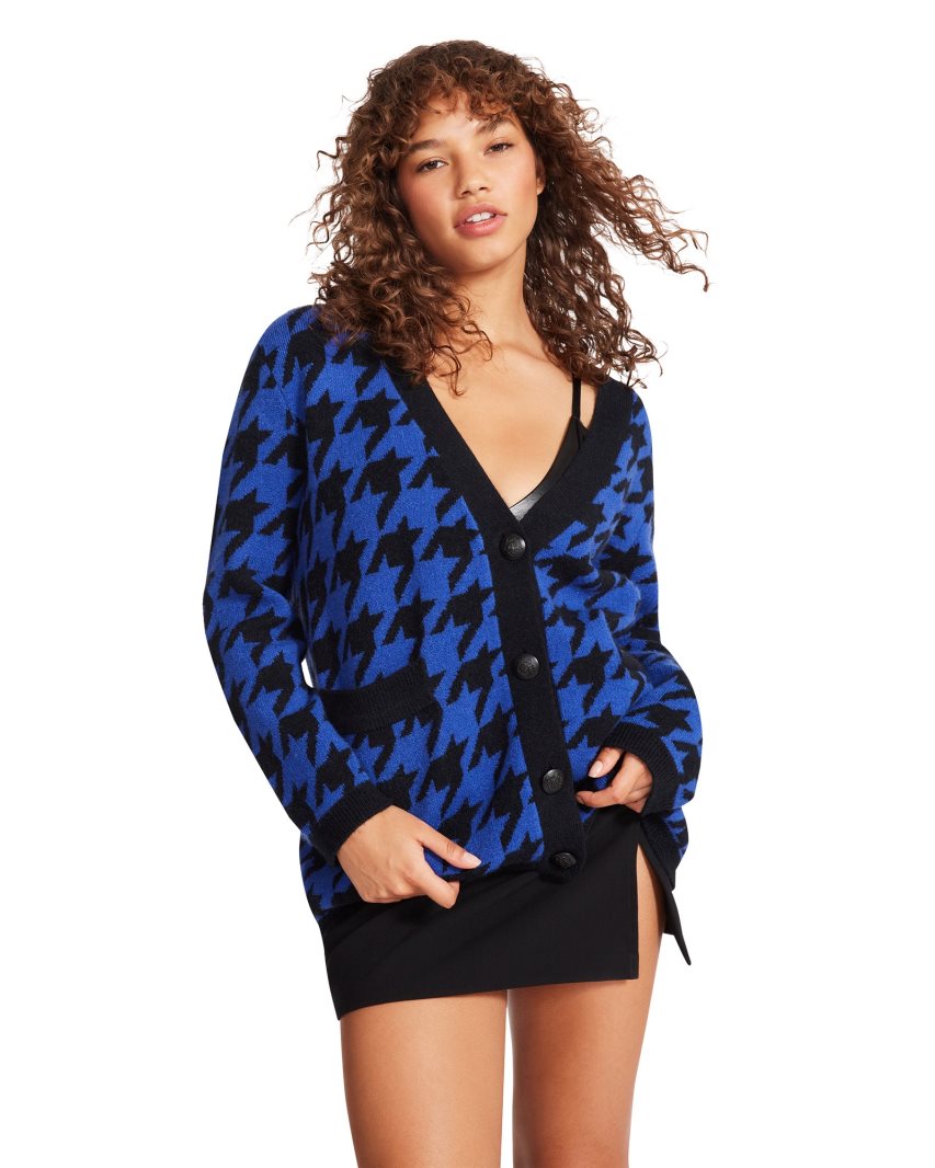 Blue Steve Madden Marina Women's Cardigan | PH 7358DSY